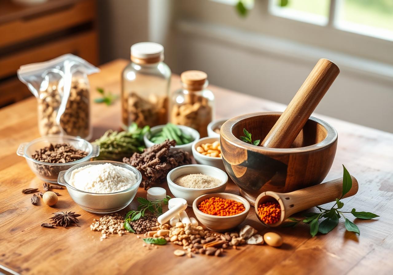 Ayurvedic herbs and traditional medicine