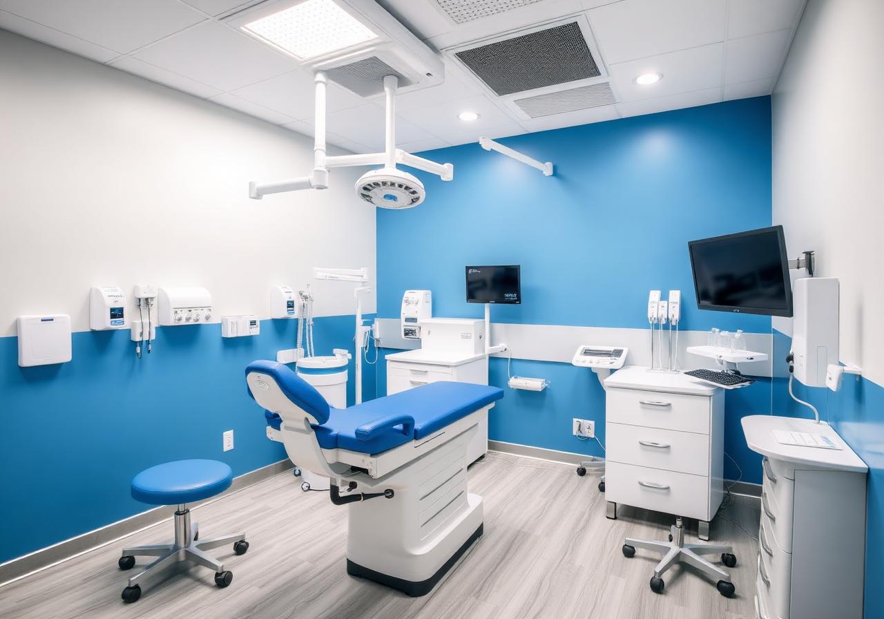 Examination and treatment room